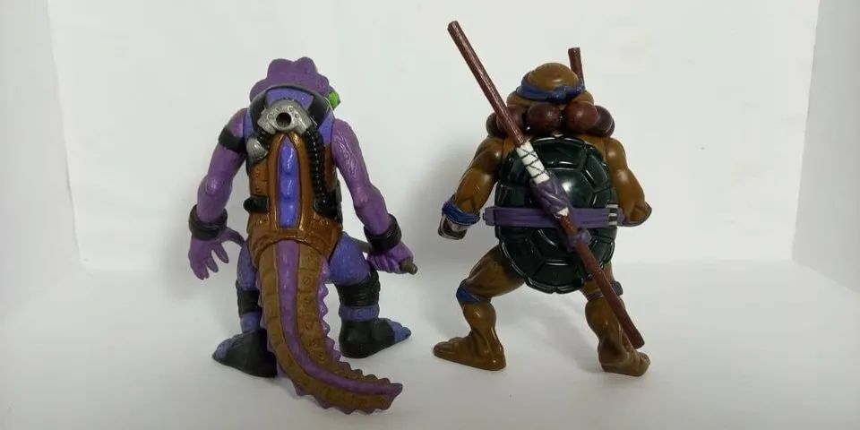Tartaruga Ninja Donatelo E Al Negator Anos 90 Raridade - Foto 2
