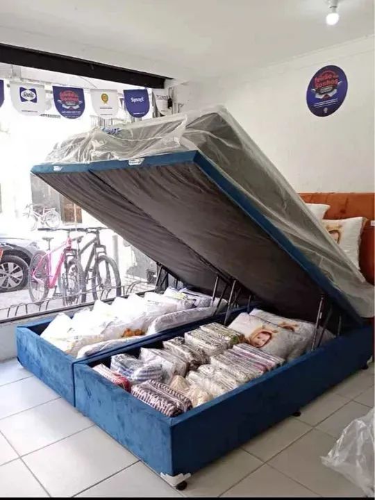 CAMA CASAL BOX E BAU  - Foto 2