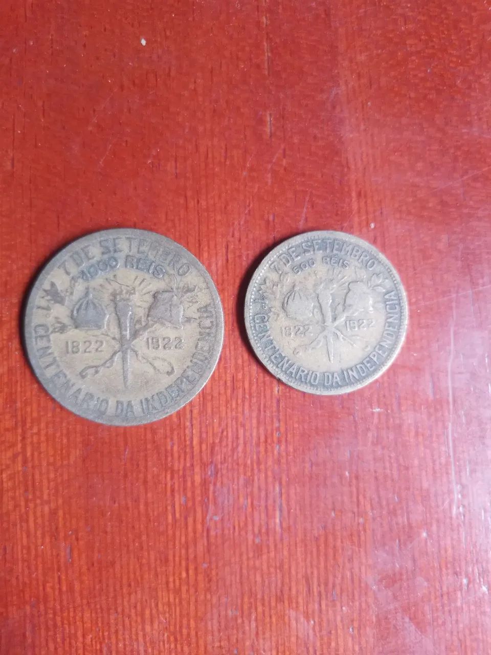 Moeda de 1000 e 500 Reis de 1922