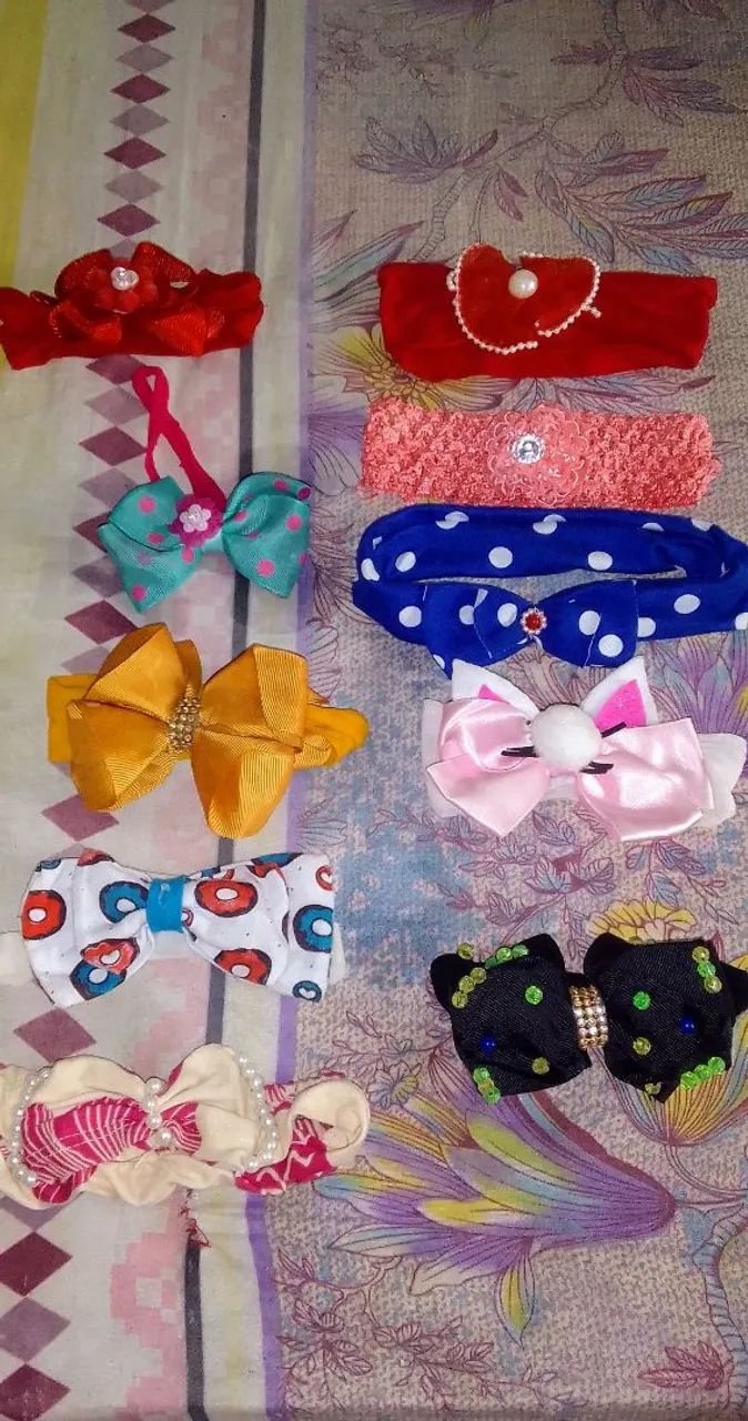 Kit de Laços de Bebê - 10 Peças - Foto 2