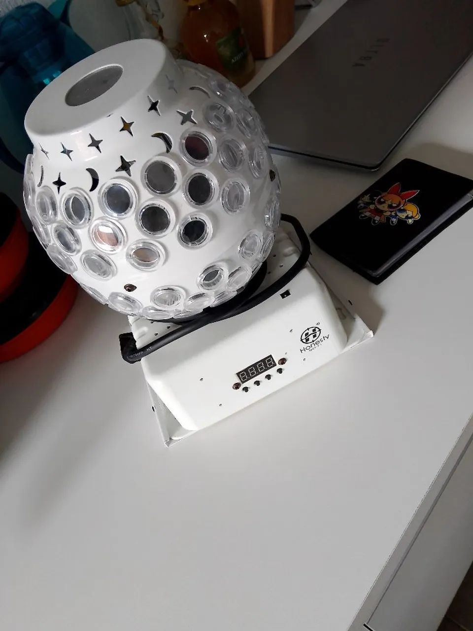 Bola de Espelho para Festa - Iluminação e Diversão! E balança nova 