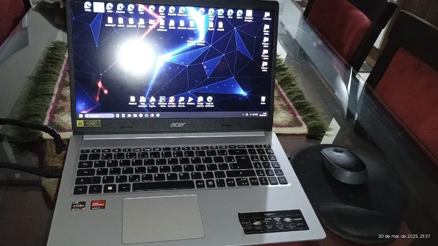 Notebook Acer Aspire 5 2,60/3,80GHz RAM20GB SSD Nvme 250GB+HD500GB FullHD Ultra fino