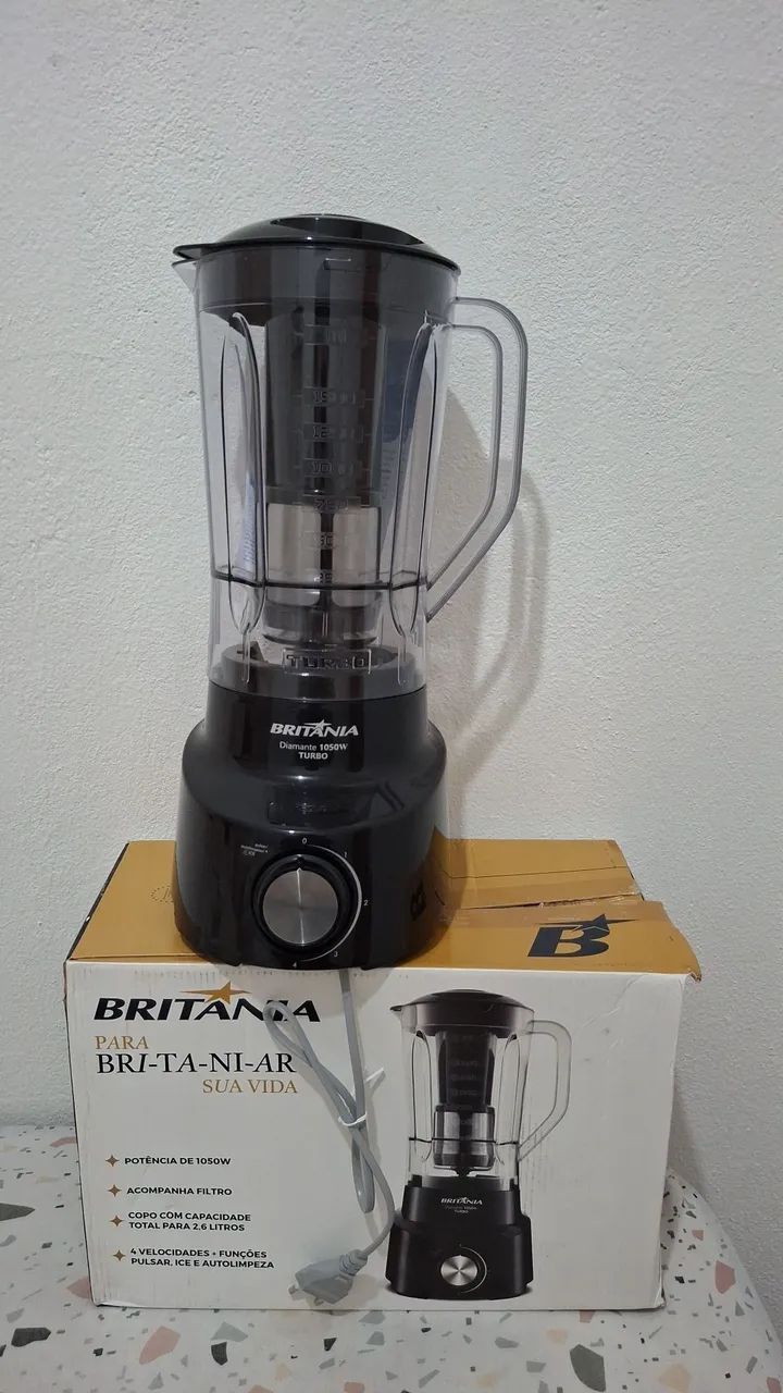 Liquidificador Britânia Diamante 1050W Turbo