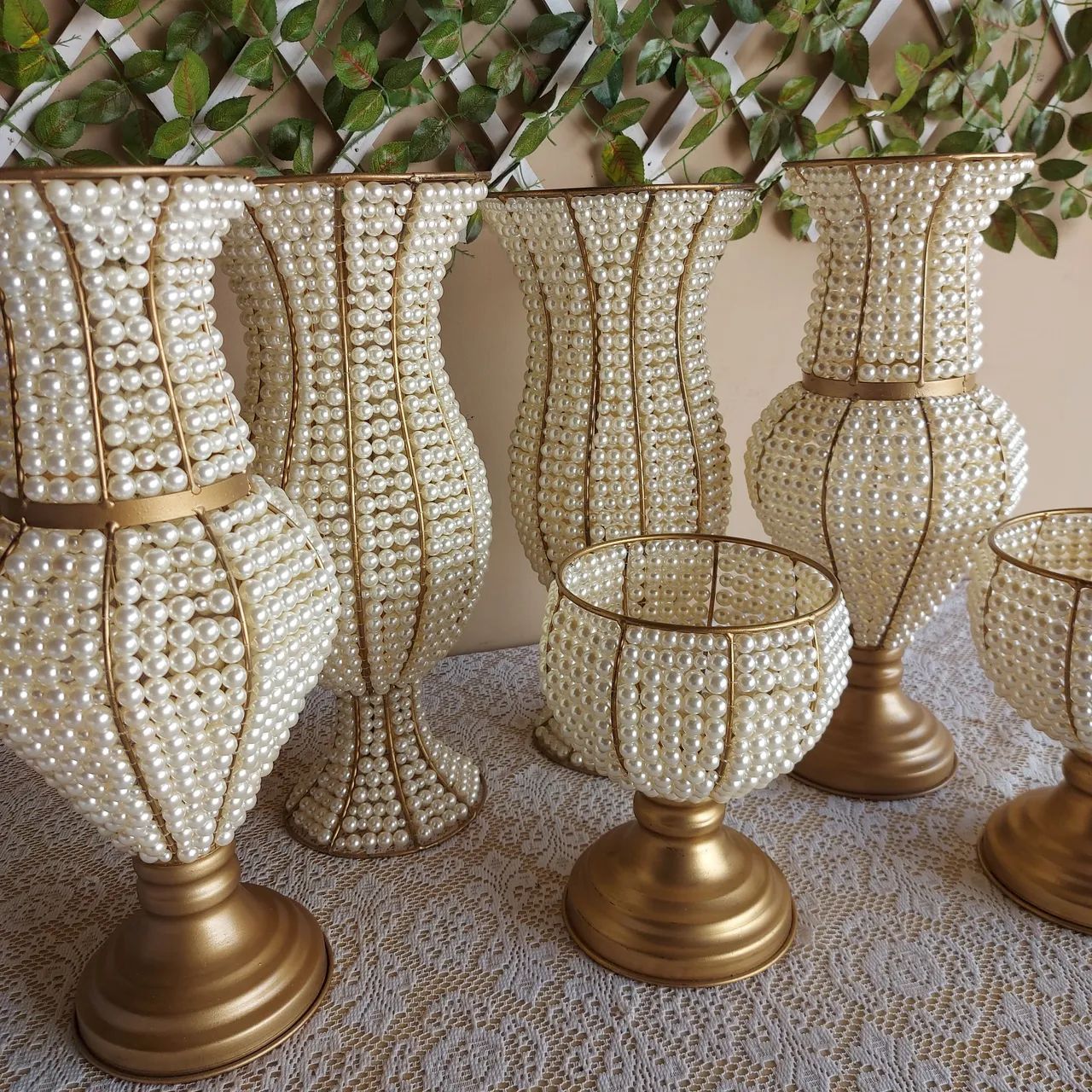 Vasos com pérolas vários tamanhos  - Foto 6