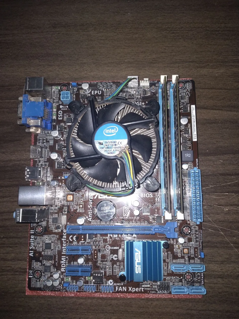 Kit placa mãe + fonte