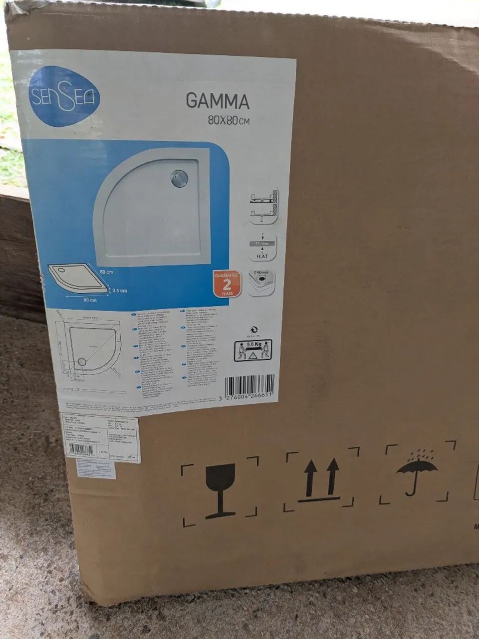 Piso Box de Canto 3,5x80x80cm Gamma Sensea - Foto 5