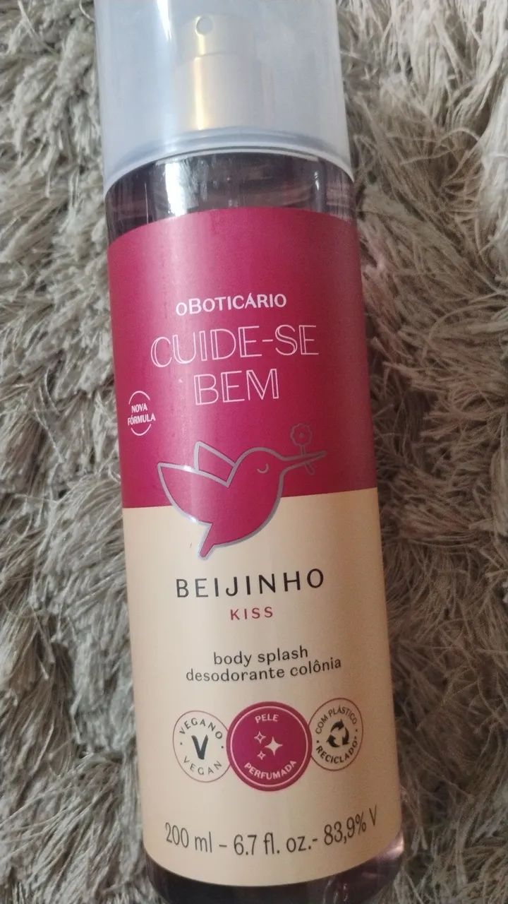 Body Splash Colônia Beijinho Kiss O Boticário