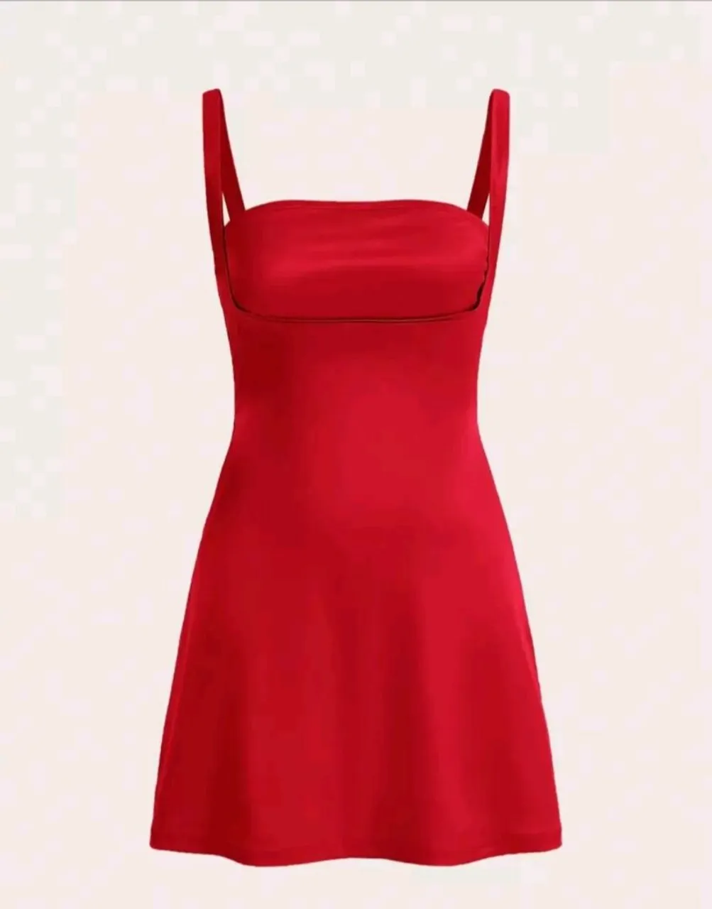Vestido vermelho com alças
