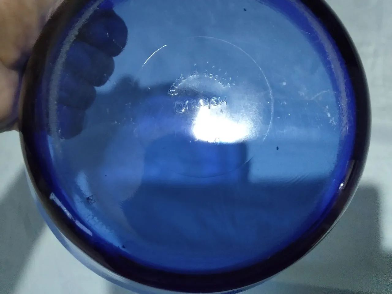 Antiga tigela azul duralex  - Foto 4