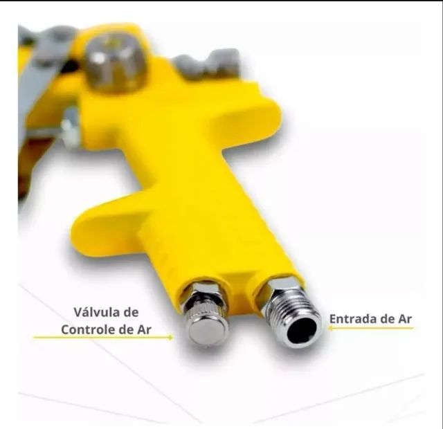 Pistola De Pintura Profissional 3 Bicos 600ml Automotivo - Foto 3