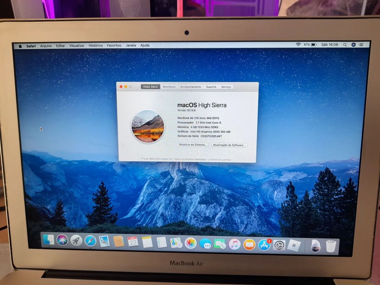 Macbook Air a1369 - Foto 2