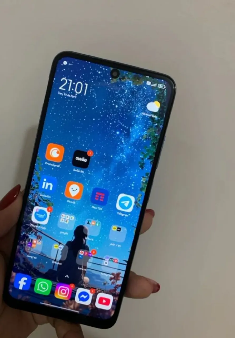 Redmi note 11 128gb 11 de ram todo bom todo original não faço troca