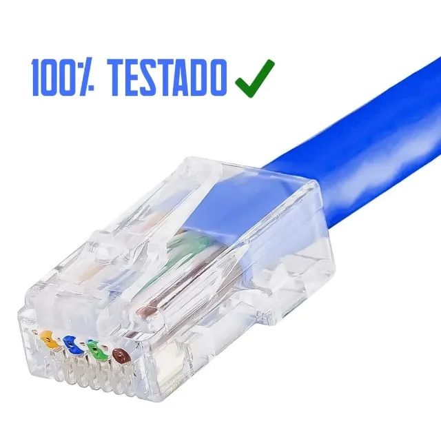 Cabo De Internet com os Conectores a pronta entrega  - Foto 5