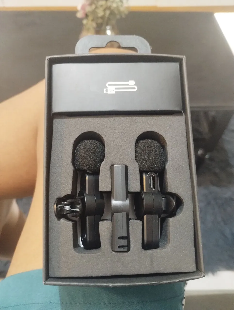 Microfone sem fio para celular