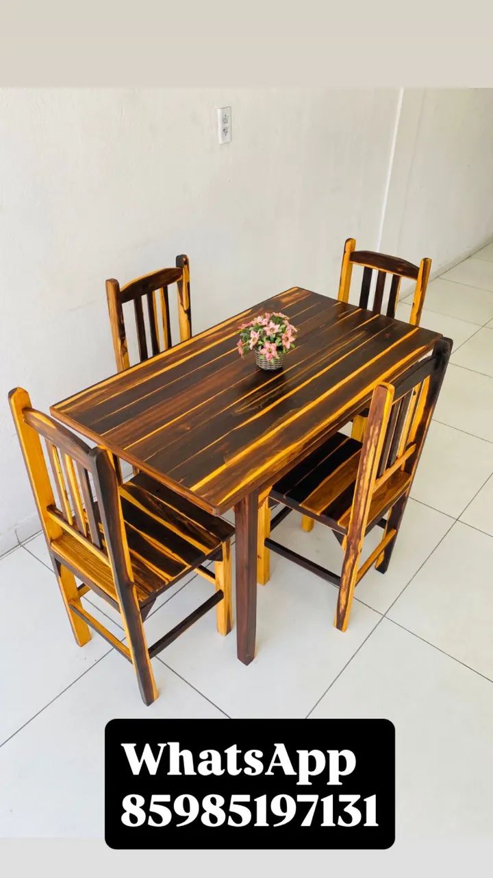 CONJUNTOS FIXOS COM 4 CADEIRAS  - Foto 2