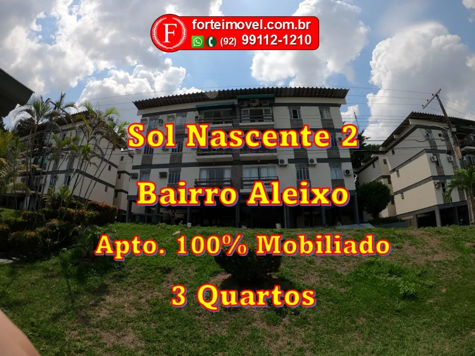 Apartamento 3 Quartos 100% Mobiliado Condomínio Sol Nascente 2
