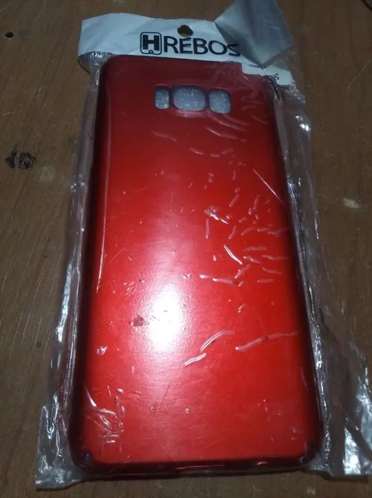 Capinha para Celular Vermelha S8 Plus 