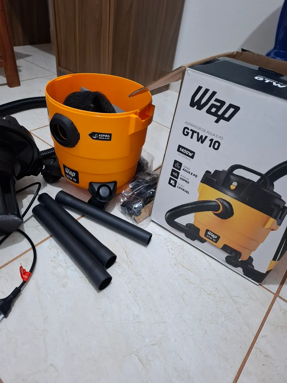 Aspirador de Água e Pó WAP GTW 10