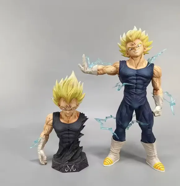 Action Figure Majin Vegeta Dragon Ball 2 Pçs