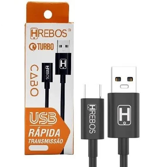 Cabos Celular Hrebos turbo 3.0 Hs-78(tipo C) - Foto 3