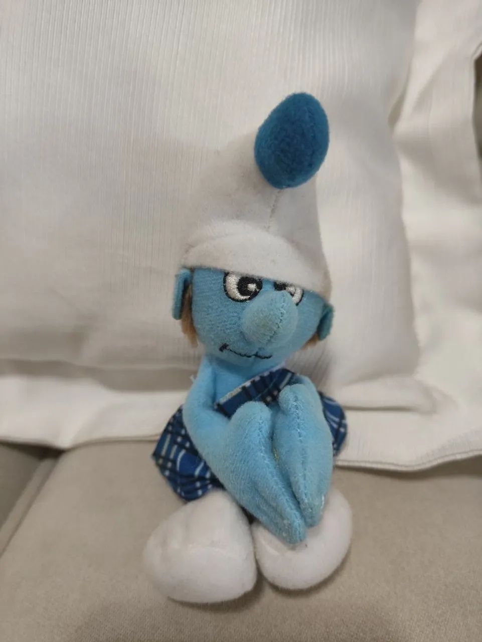 Kit pelúcias antigas os Smurfs agarradinho mcdonalds - Foto 6