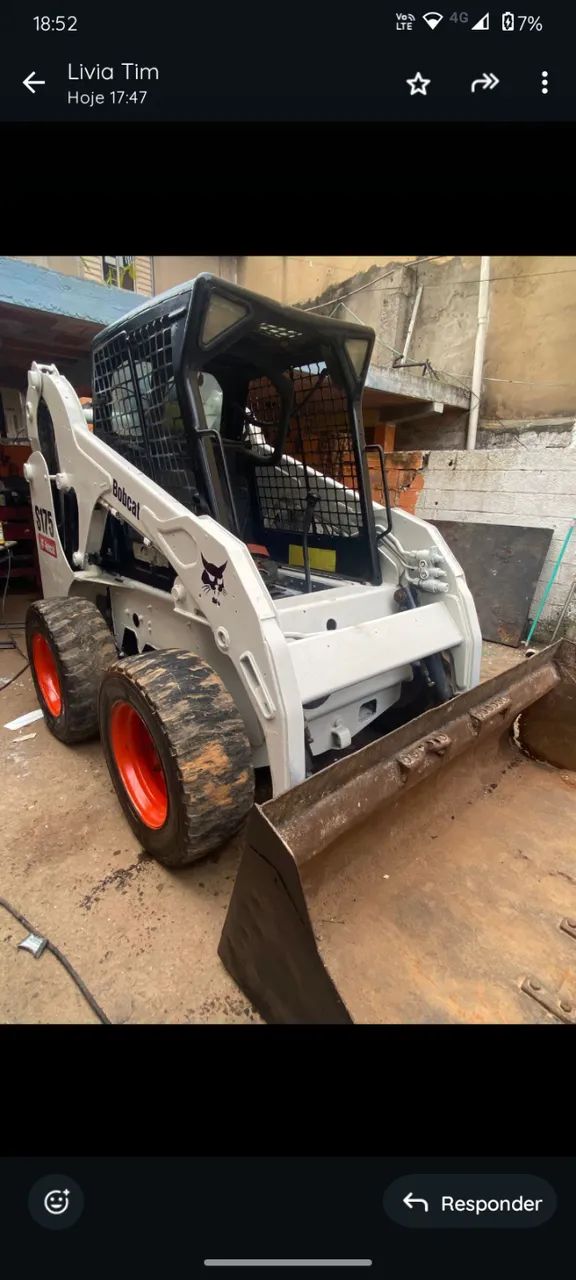Mini carregadeira Bobcat s175 - Foto 5