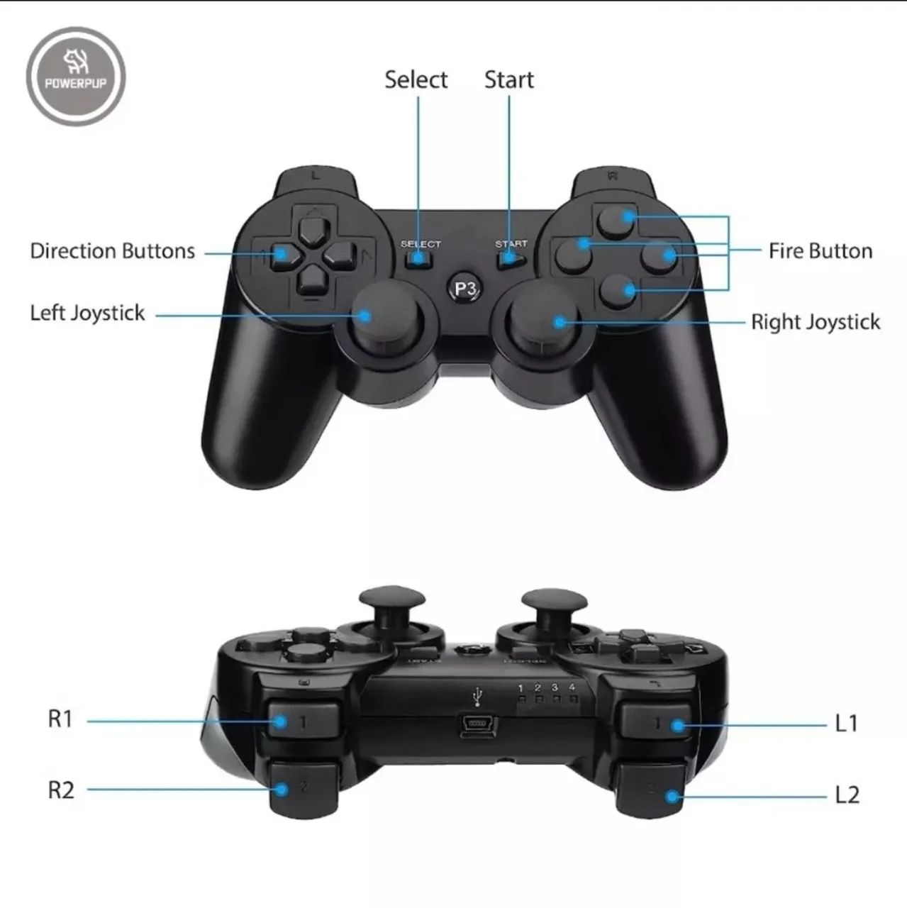 Controle Wireless Ps3 Dualshock (com Garantia)64292478349699122