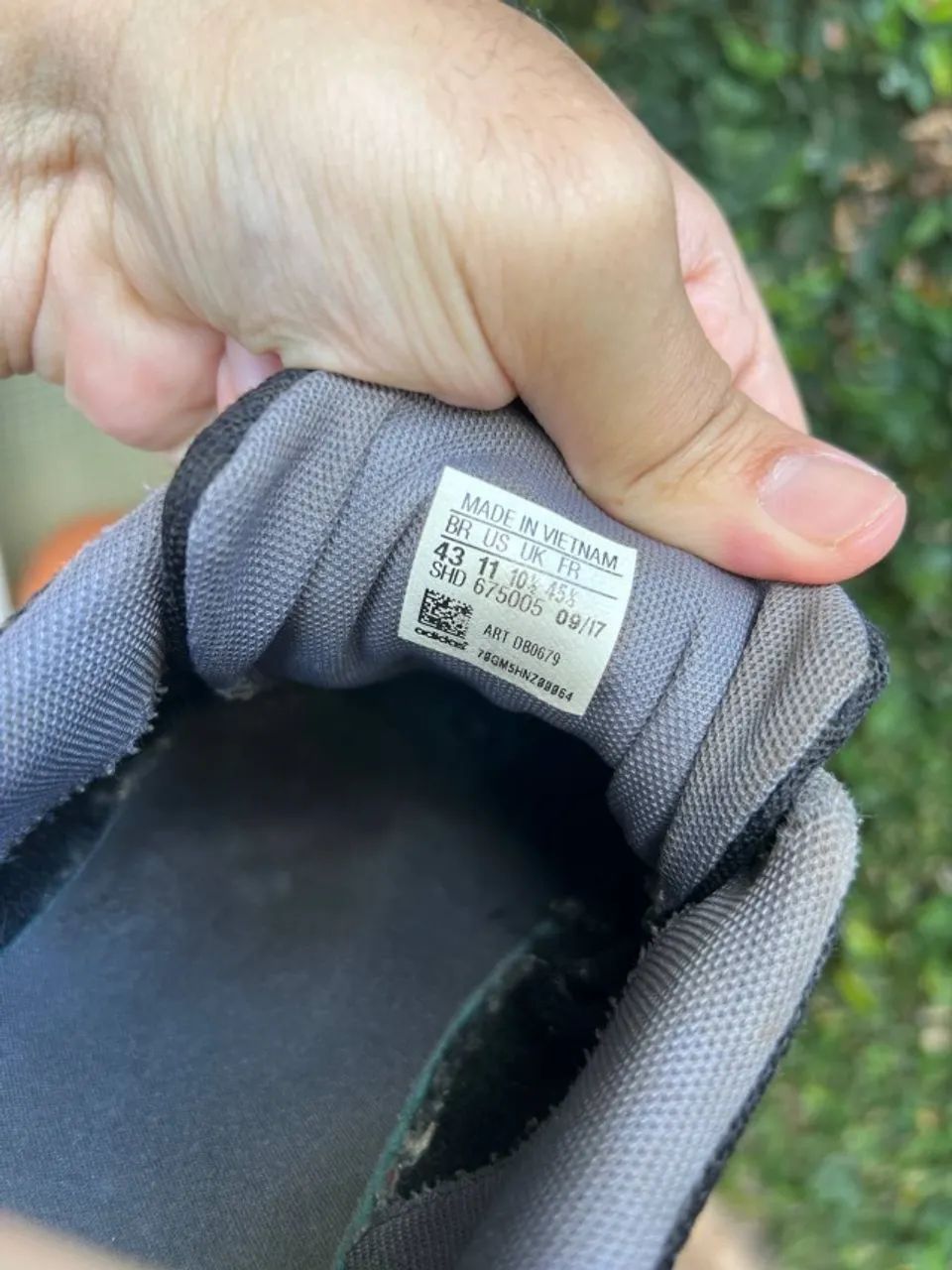 Tênis Adidas Swift Racer nº 43 preto (usado) Calçados Parque