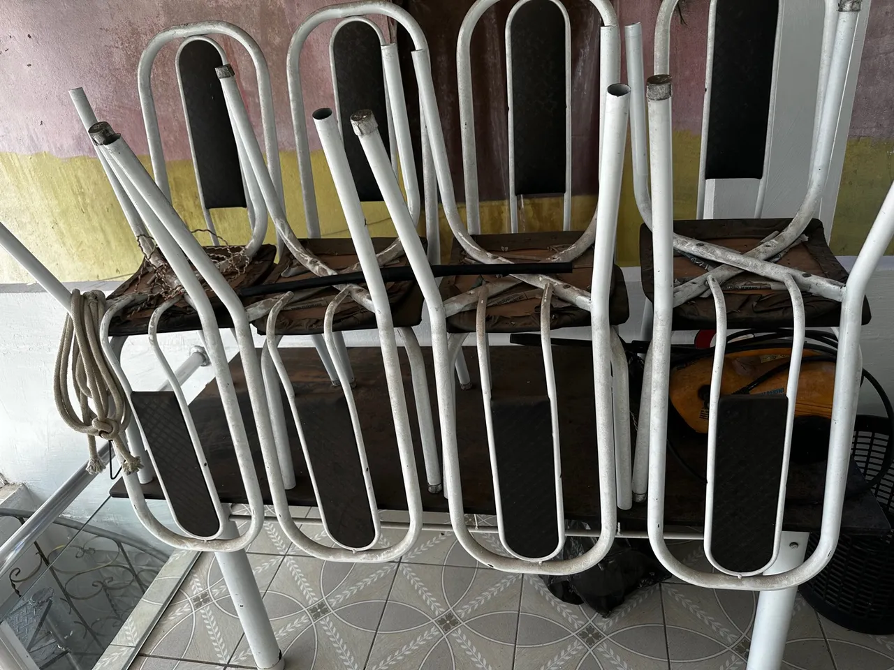 mesa de mármore 8 lugares