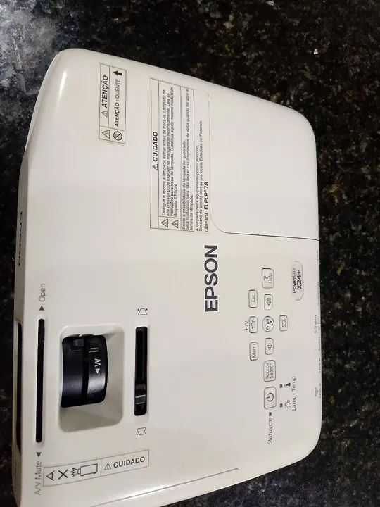 Projetor powerlite x24+ 3500lm branco - Foto 3