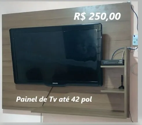 Painel de TV até 42 polegadas - R$250,00