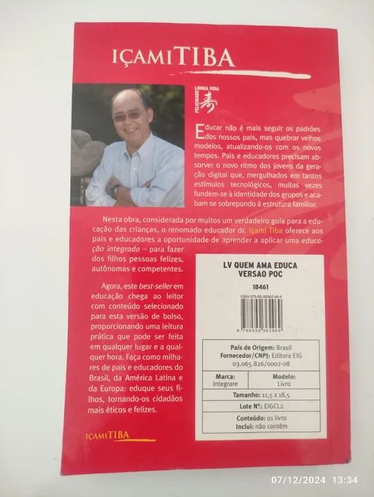 Livro Quem Ama Educa - Foto 2