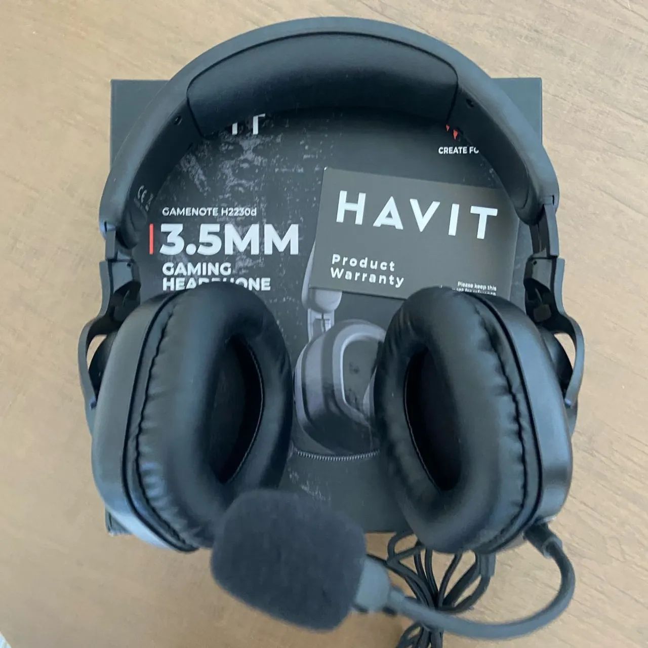 Fone Headset havit gamer lacrado. Novo na caixa