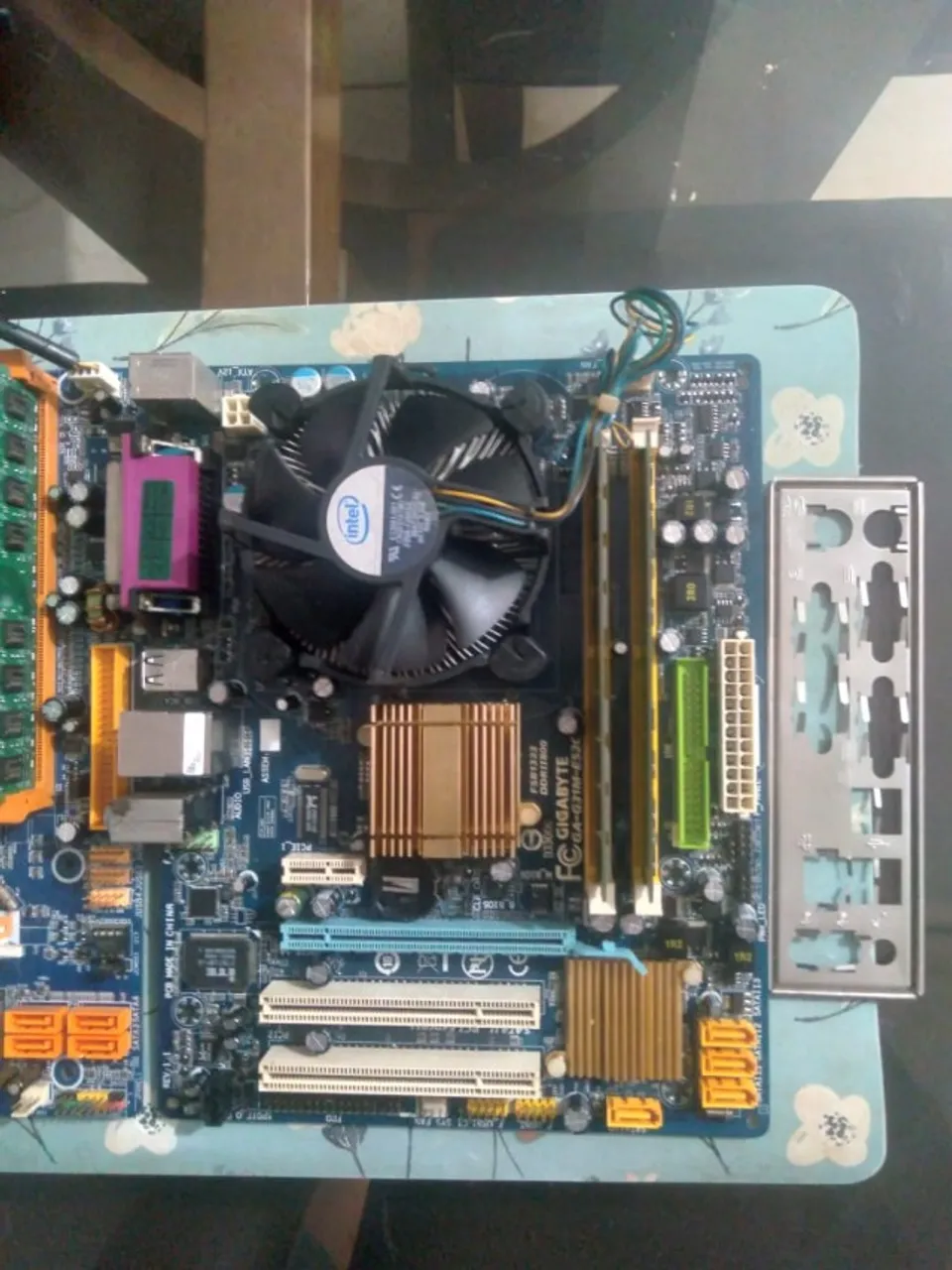 KIT PLACA MÃE + PENTIUM DUAL CORE + 3 GIGAS DE RAM