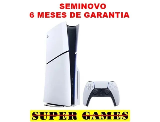 PS5 SLIM Midia Fisica impecável, AvaliamosTroca, Loja física desde 2004, próximo ao metrô.