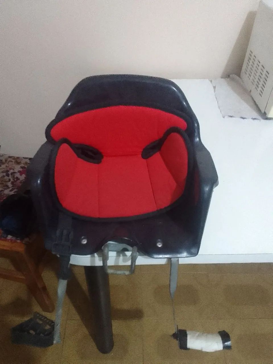 Cadeira para transporte de criança para bicicleta