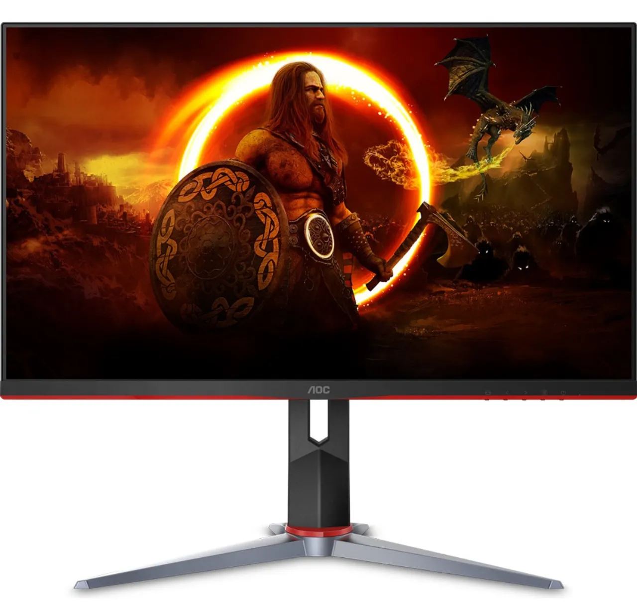 Monitor Gamer AOC com Design Imersivo e Alta Taxa de Atualização