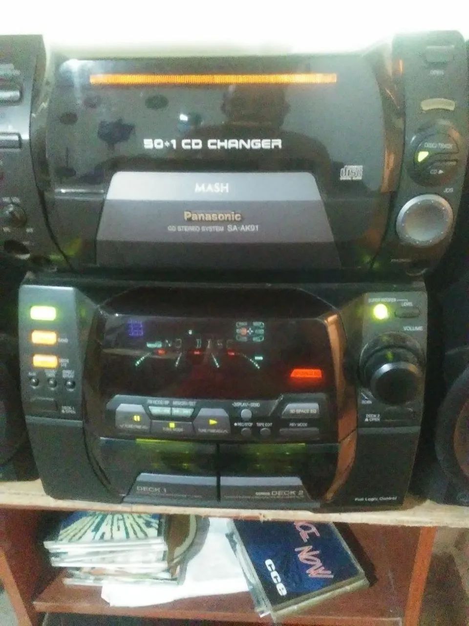 ABAIXEI Micro system Panasonic AK 91 . 51 cds 