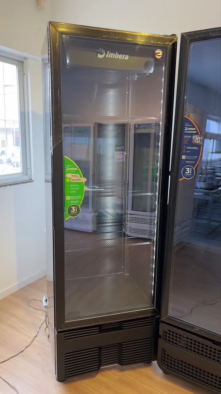 Geladeira expositora 485L Imbera pra Refri e água - nova- pronta entrega 