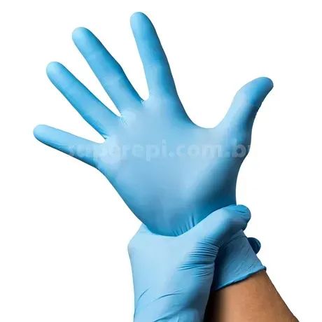 Caixa Com 100 Unidades Luva Nitrílica Tamanho M e G Nobre