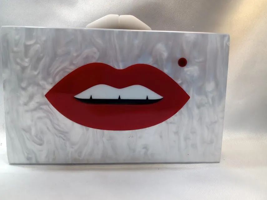 Bolsa Clutch Lips Amsterdam Sauer - Foto 2