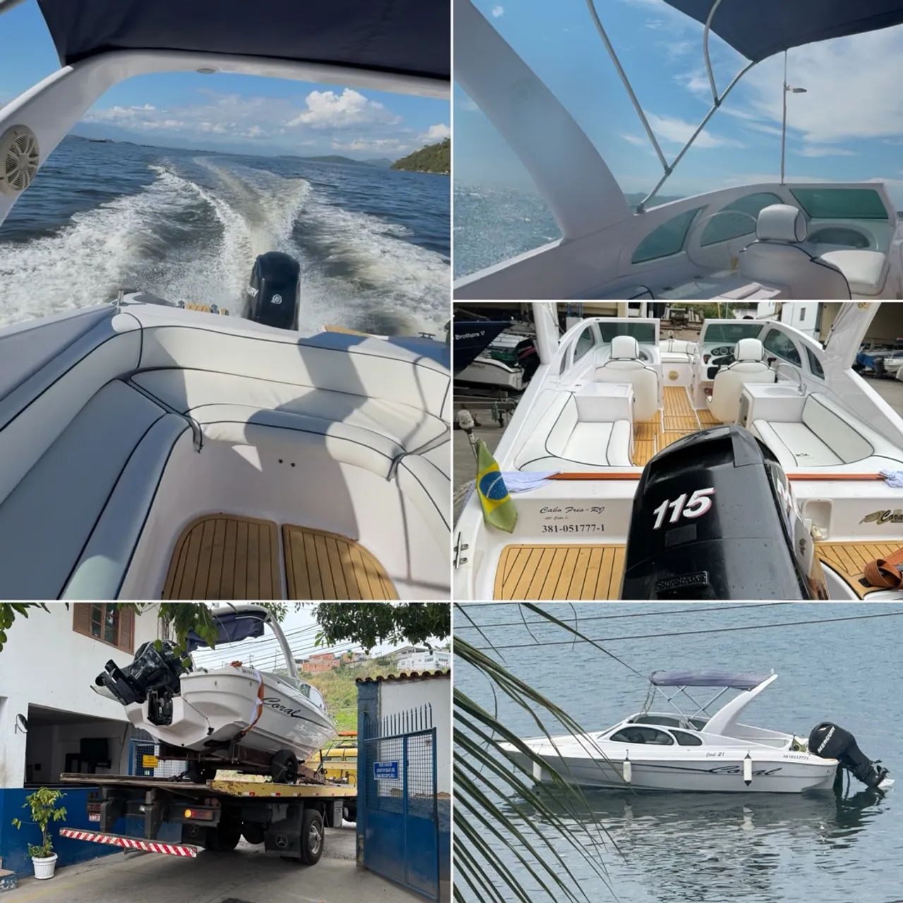 Lancha Coral 21 Pés | Motor Mercury 115HP | Apenas R$ 60 Mil