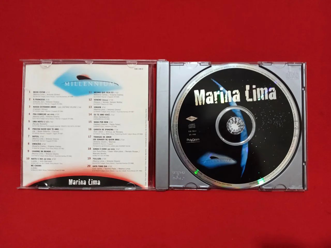 CD Marina Lima - 20 Músicas do Século XX - Foto 3