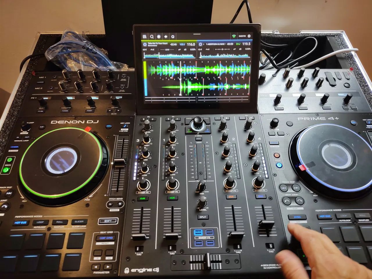 Controladora DJ denon Prime 4 Plus 4 Plus  - Foto 3