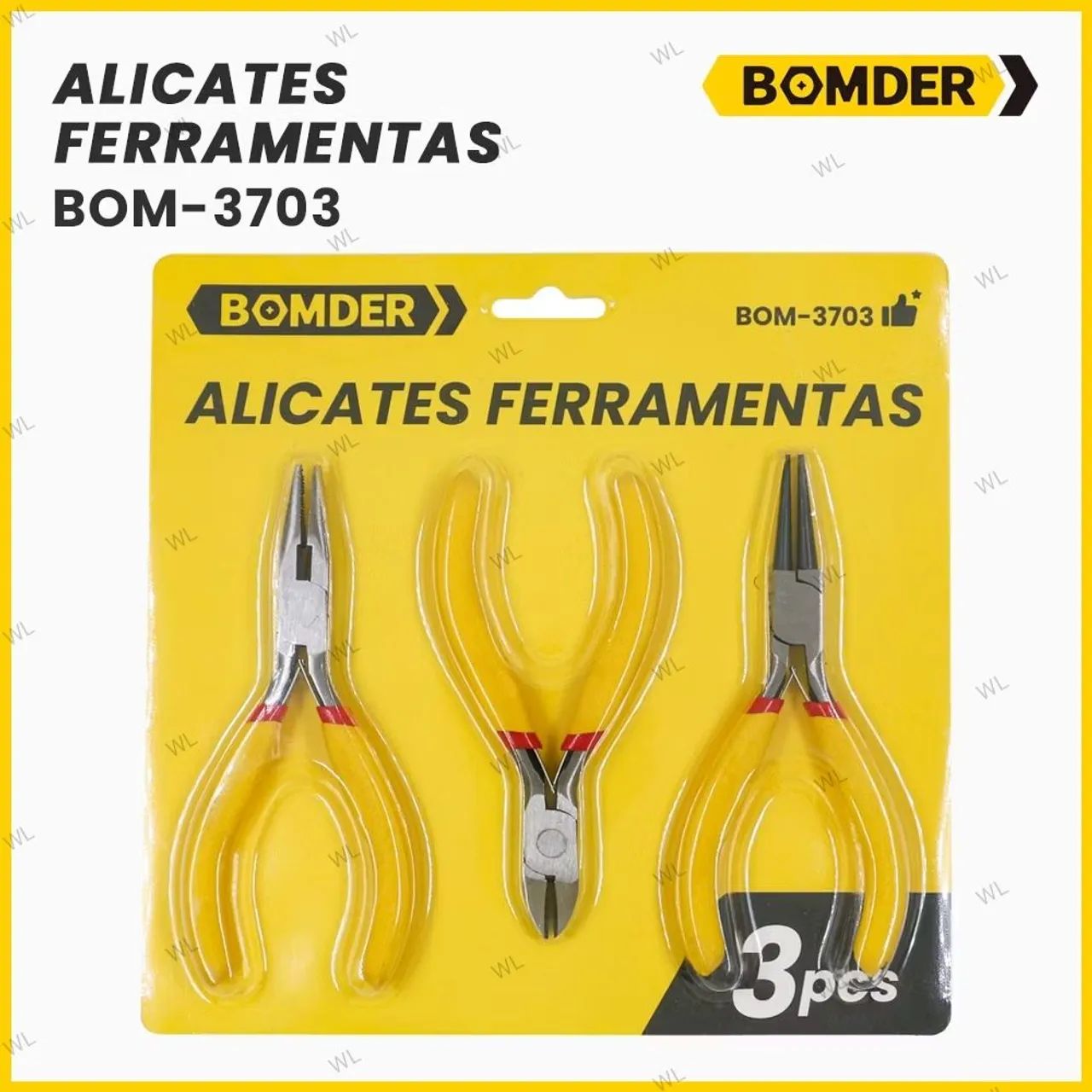Alicate de Precisão 3 Peças - BOMDER
