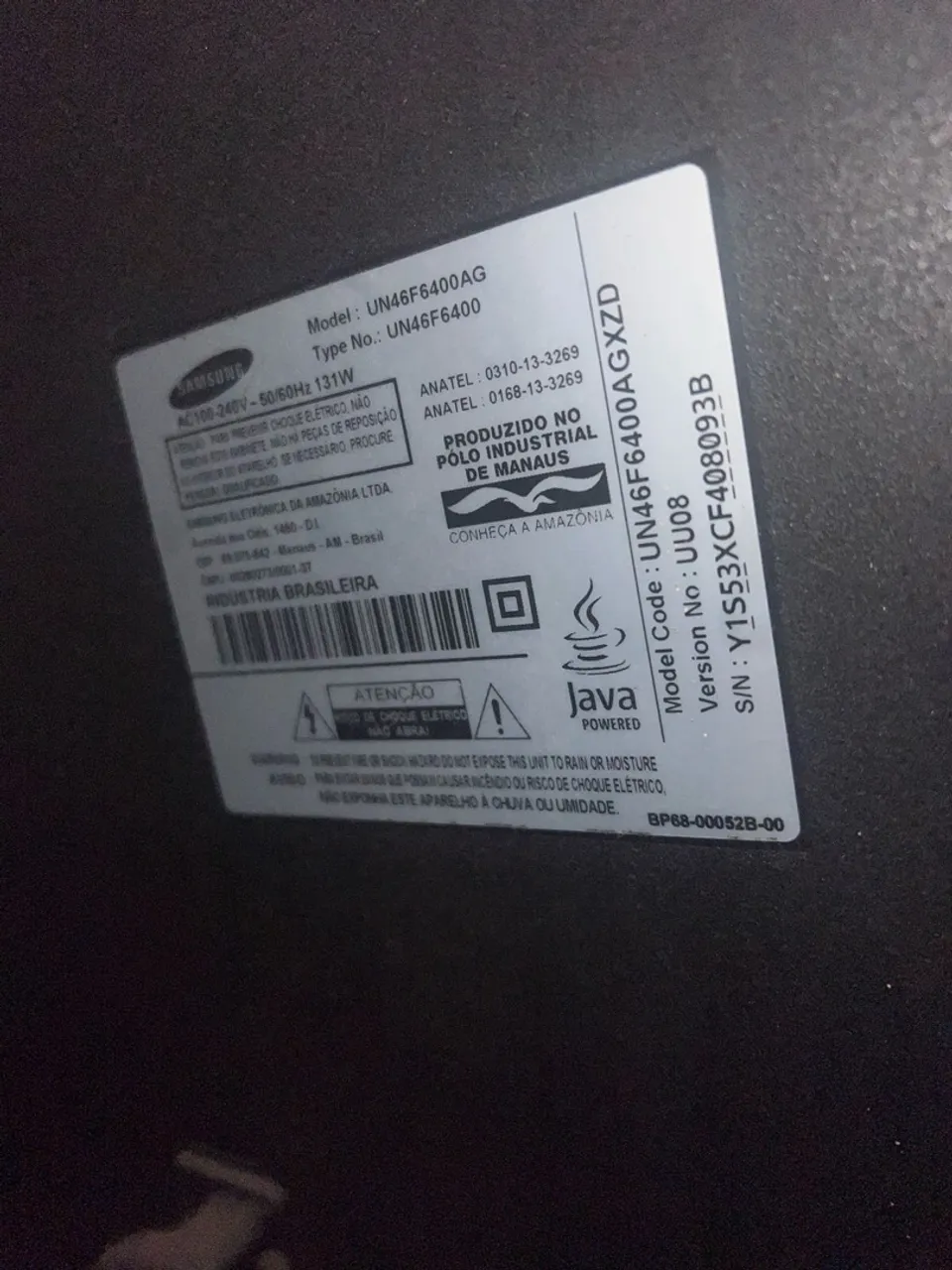 TV Samsung 50 polegadas muito nova !!!