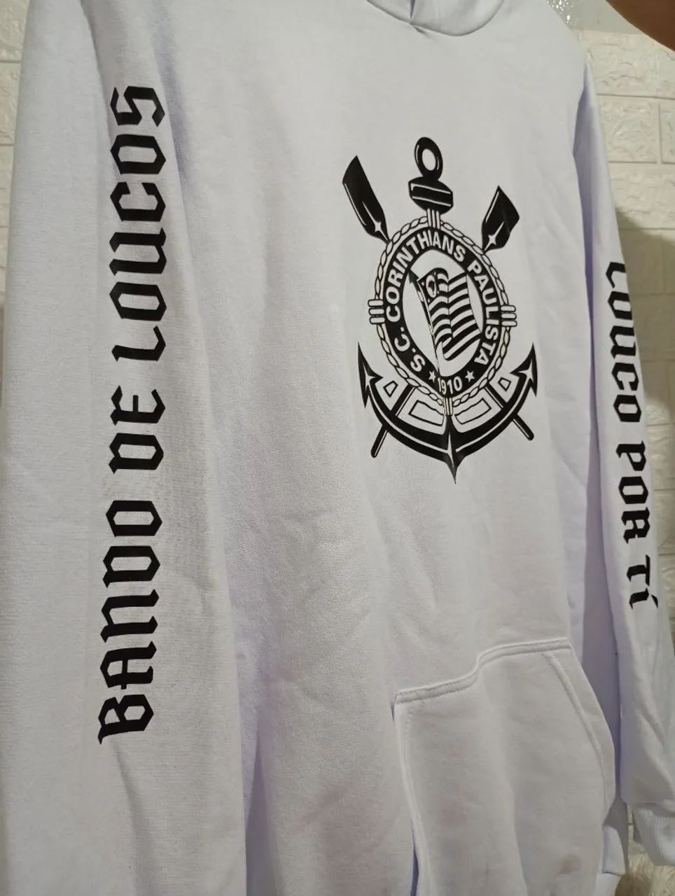 Moletom Corinthians Louco por Ti - Foto 2