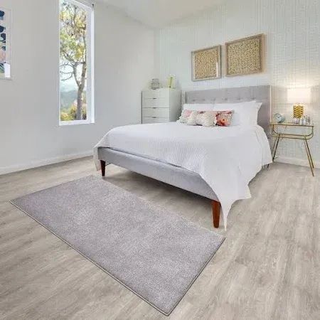 Tapete Ecletik Cinza Claro para Quarto