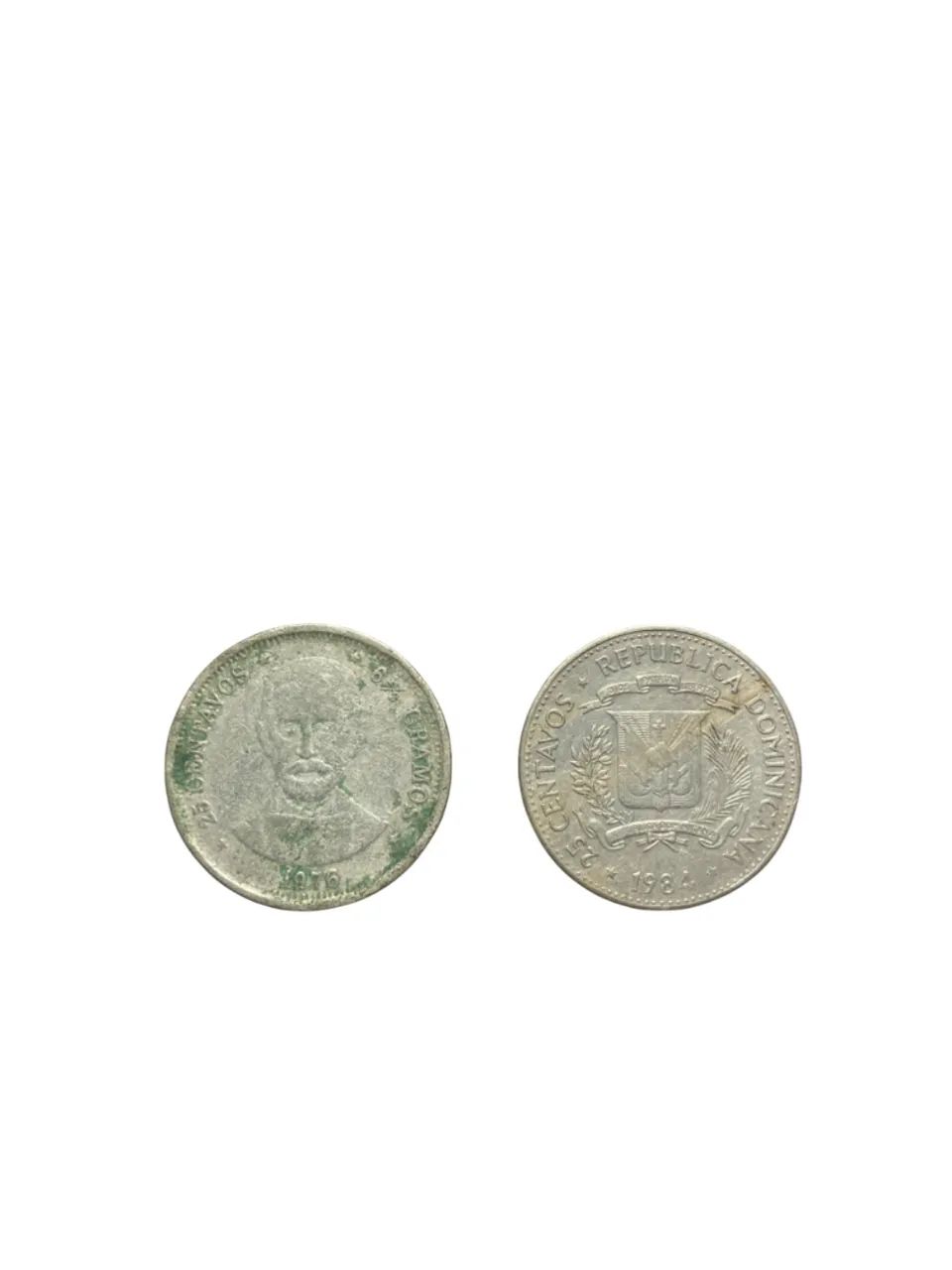 Coleção de Moedas e uma Cédula de "Peso Oro" da República Dominicana - Foto 3