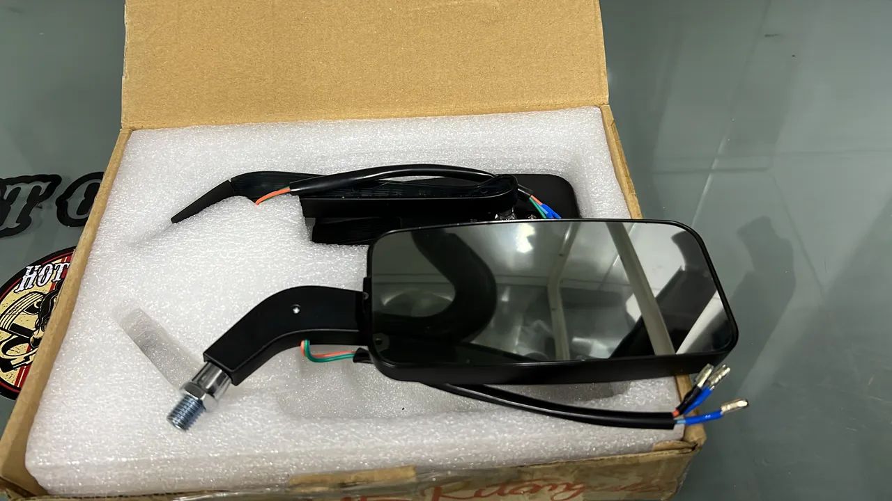 Retrovisor com Pisca Moto Universal  - Foto 4